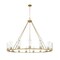 Z-Lite Titus 15 Light Chandelier, 62.5in. W x 31in. H, Modern Gold 826-15MGLD - alternate 2